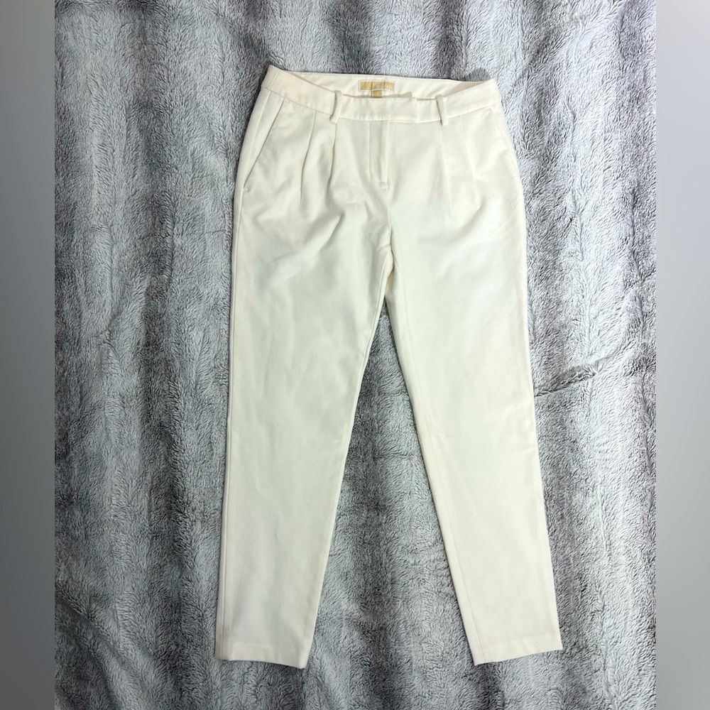 Michael Kors winter white pants, pre loved size 4